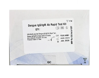 Dengue IgG/IgM Ab Rapid Test Kit - 25 Test – MicroMedica (10 Quantity)